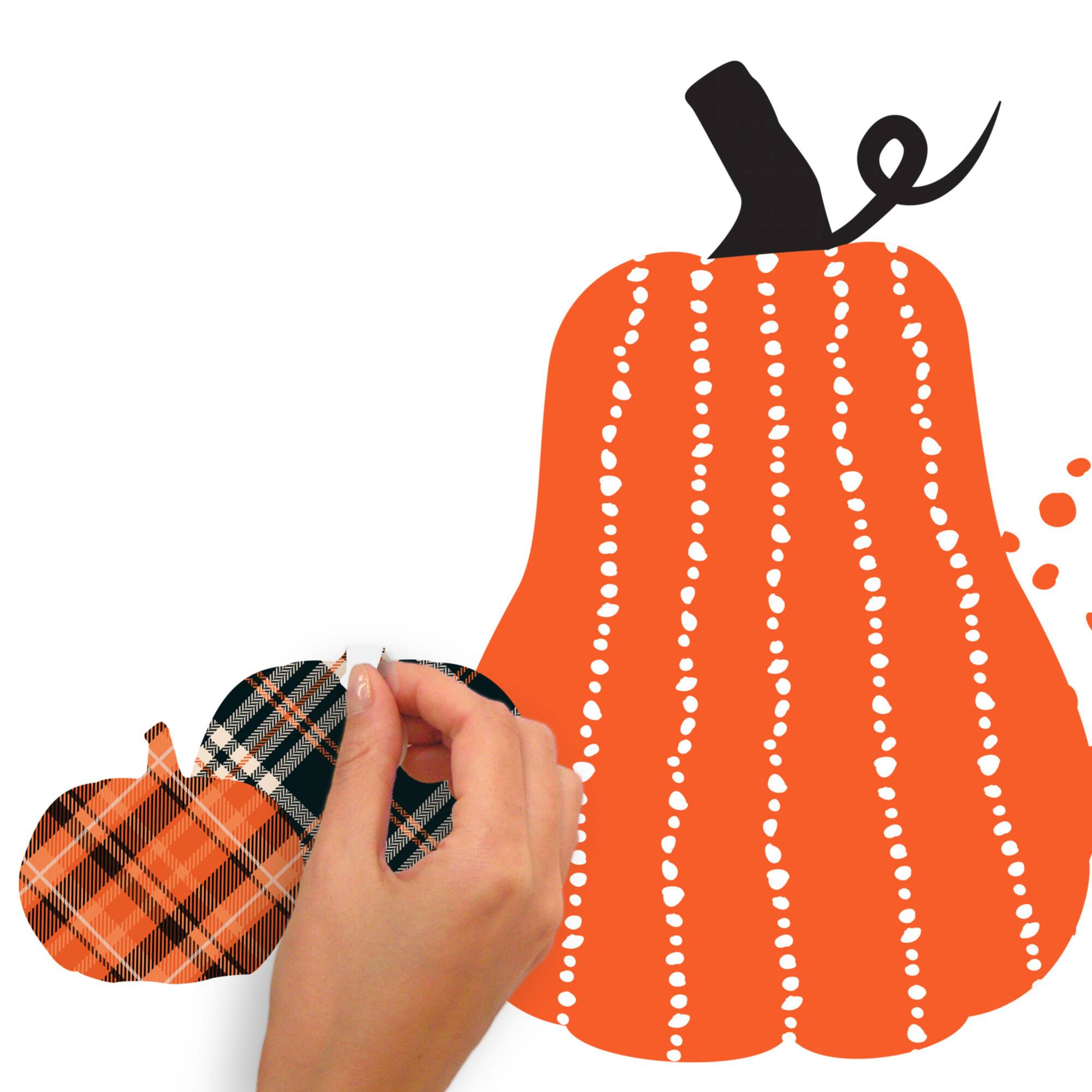 RoomMates Decorative Pumpkins Peel & Stick Wall Decals